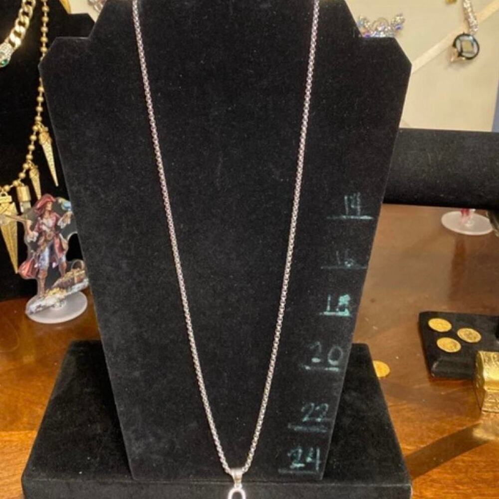 Silver Ankh Necklace with Chain